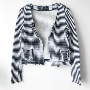 MAISON SCOTCH Nautical Blazer Jacket - Navy Blue